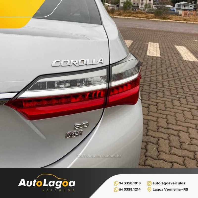 COROLLA 2.0 XEI 16V FLEX 4P AUTOMÁTICO - 2018 - LAGOA VERMELHA