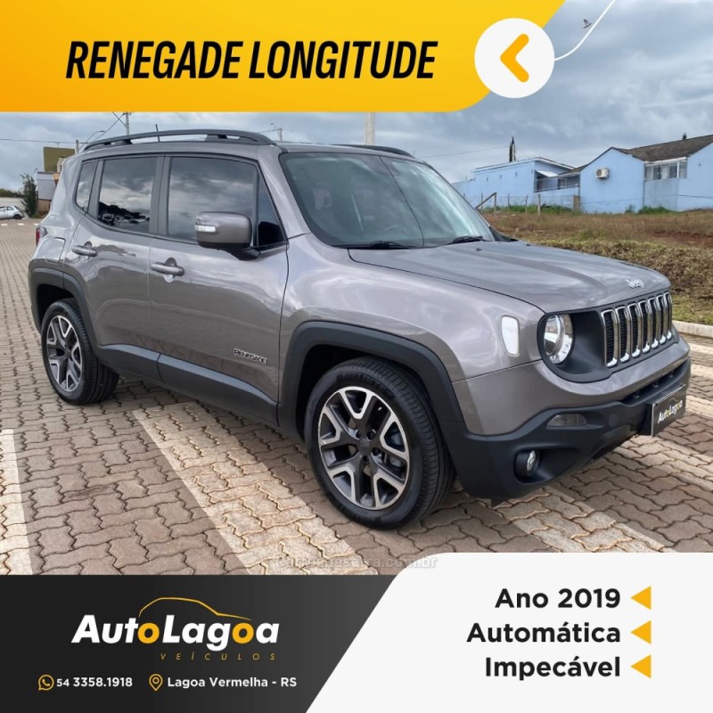 renegade 1.8 16v flex longitude 4p automatico 2019 lagoa vermelha