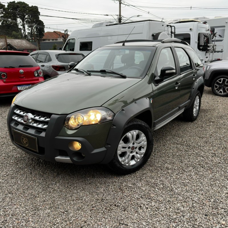 palio 1.8 mpi adventure weekend italia 16v flex automatizado 2010 canela