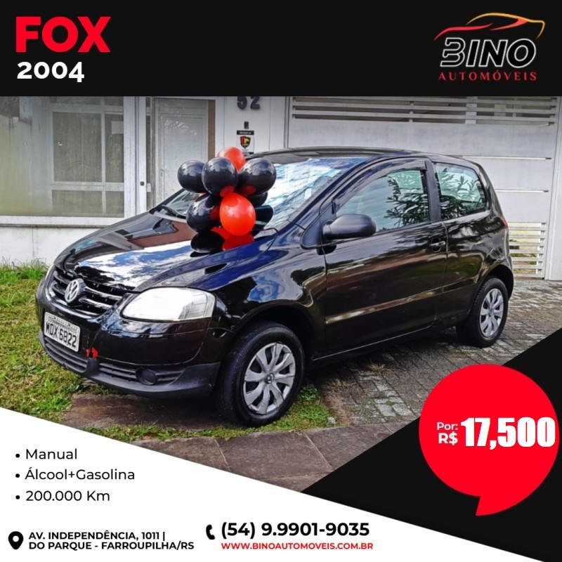 fox 1.0 mi 8v flex 2p manual 2004 farroupilha
