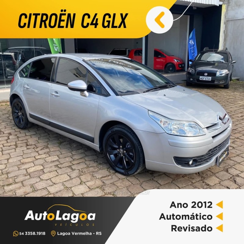 c4 2.0 glx 16v flex 4p automatico 2012 lagoa vermelha