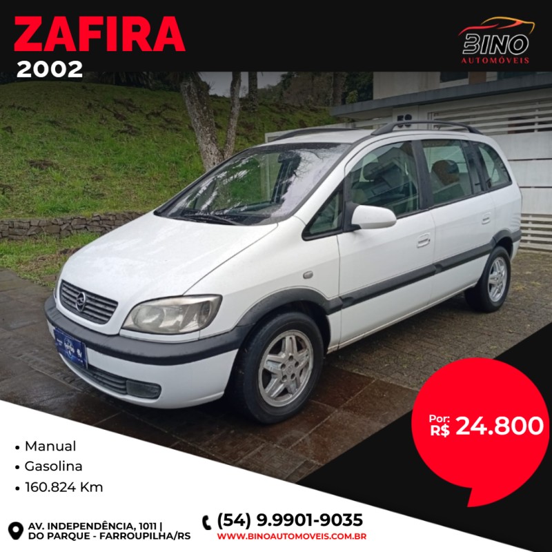 zafira 2.0 mpfi cd 8v gasolina 4p manual 2002 farroupilha
