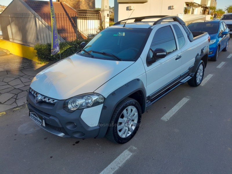 strada 1.8 mpi adventure ce 8v flex 2p manual 2014 nova prata