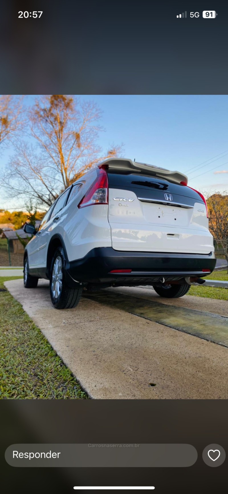 CRV 2.0 EXL 4X4 16V FLEX 4P AUTOMÁTICO - 2012 - BENTO GONçALVES