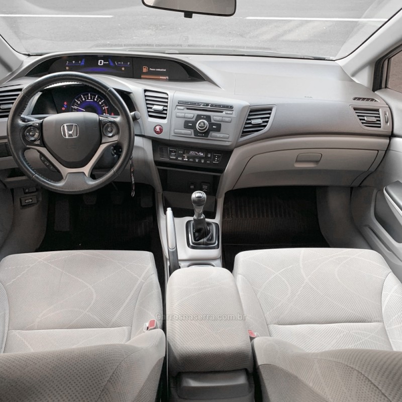 CIVIC 1.8 LXS 16V FLEX 4P MANUAL - 2014 - FLORES DA CUNHA