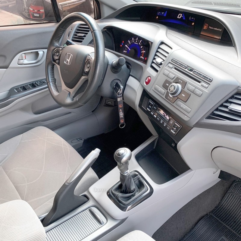 CIVIC 1.8 LXS 16V FLEX 4P MANUAL - 2014 - FLORES DA CUNHA