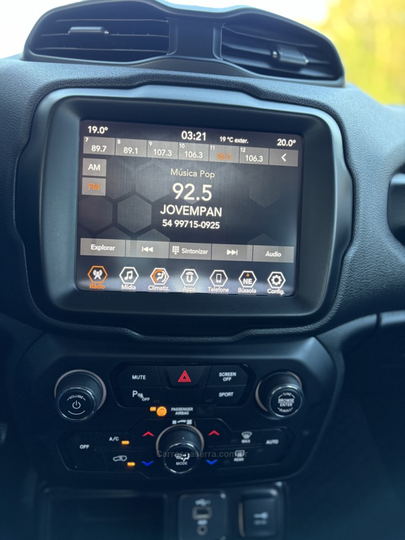 RENEGADE 1.8 16V FLEX LONGITUDE 4P AUTOMÁTICO - 2021 - GARIBALDI