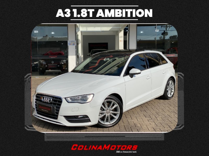 a3 1.8 tfsi sportback ambition 16v gasolina 4p automatico 2014 caxias do sul