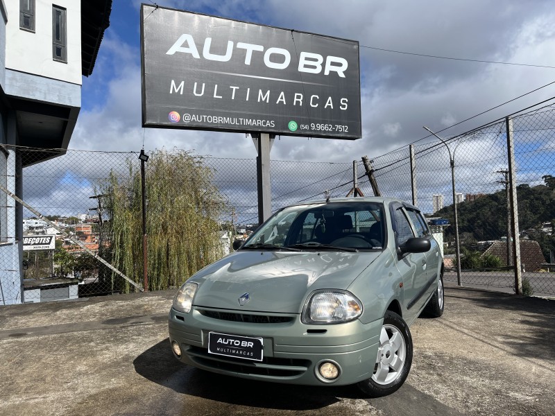CLIO 1.0 PRIVILÉGE 16V GASOLINA 4P MANUAL - 2002 - CAXIAS DO SUL