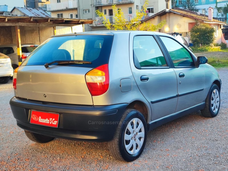 PALIO 1.0 MPI ELX GASOLINA 4P MANUAL - 2002 - FARROUPILHA