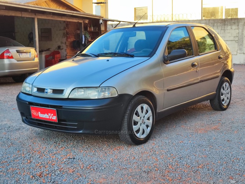 PALIO 1.0 MPI ELX GASOLINA 4P MANUAL - 2002 - FARROUPILHA