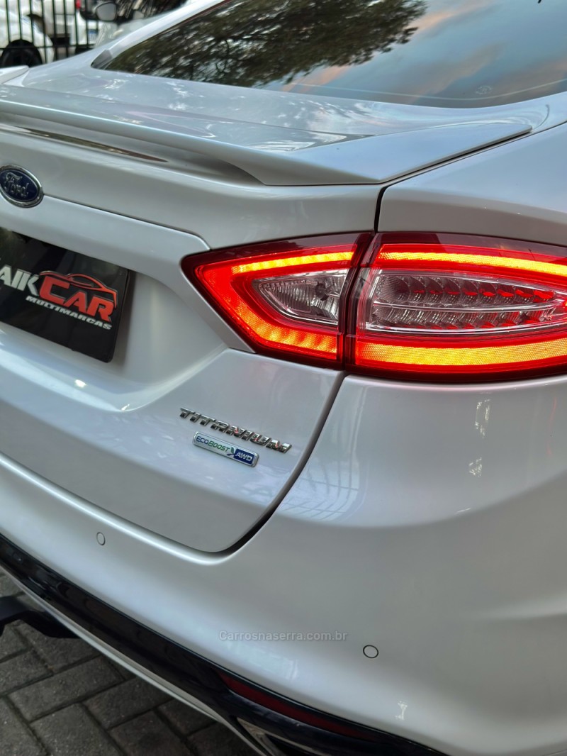 FUSION 2.0 TITANIUM AWD 16V GASOLINA 4P AUTOMÁTICO - 2015 - ESTâNCIA VELHA