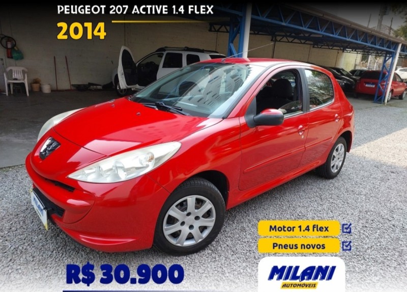 207 1.4 active 8v flex 4p manual 2014 bento goncalves