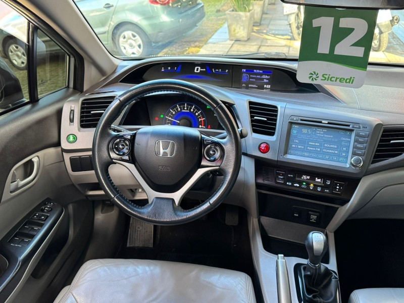 CIVIC 1.8 LXS 16V FLEX 4P MANUAL - 2012 - CAXIAS DO SUL
