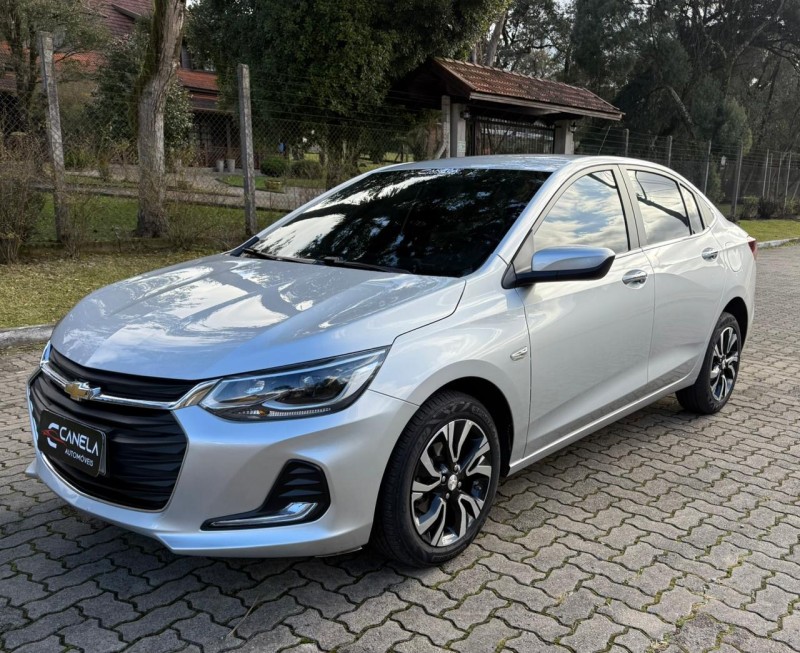 onix 1.0 premier plus 12v turbo flex 4p automatico 2023 canela