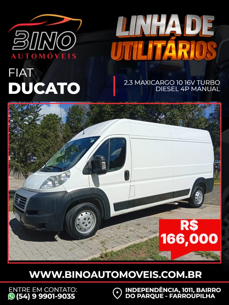 ducato 2.3 maxicargo 10 16v turbo diesel 4p manual 2019 farroupilha