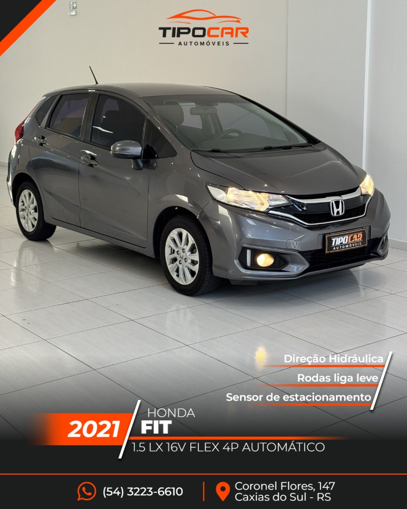 fit 1.5 lx 16v flex 4p automatico 2021 caxias do sul