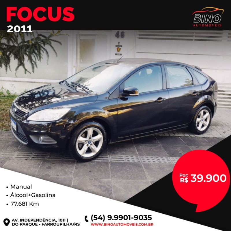 FOCUS 1.6 GLX 16V FLEX 4P MANUAL