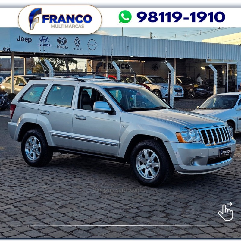 GRAND CHEROKEE 3.0 LIMITED 4X4 V6 24V TURBO DIESEL 4P AUTOMÁTICO - 2009 - VACARIA