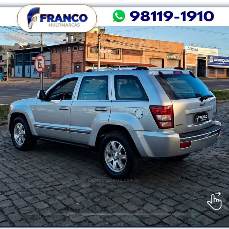 GRAND CHEROKEE 3.0 LIMITED 4X4 V6 24V TURBO DIESEL 4P AUTOMÁTICO - 2009 - VACARIA