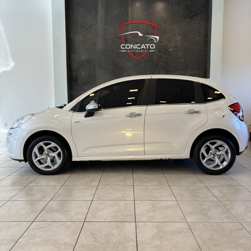 C3 1.6 EXCLUSIVE 16V FLEX 4P AUTOMÁTICO - 2013 - FARROUPILHA