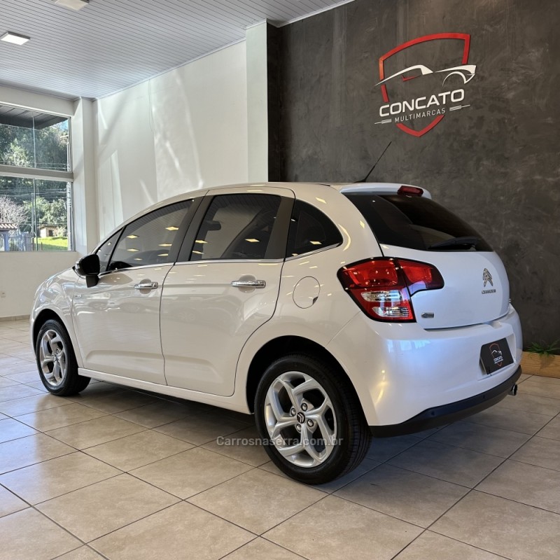 C3 1.6 EXCLUSIVE 16V FLEX 4P AUTOMÁTICO - 2013 - FARROUPILHA