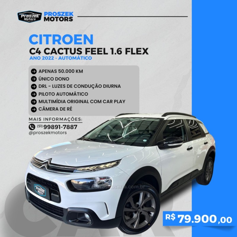 C4 CACTUS 1.6 VTI FEEL FLEX 4P AUTOMATICO
