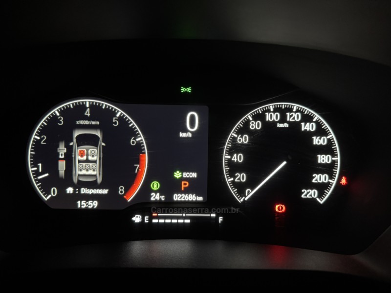HR-V 1.5 16V TOURING TURBO GASOLINA 4P AUTOMÁTICO - 2023 - CAXIAS DO SUL