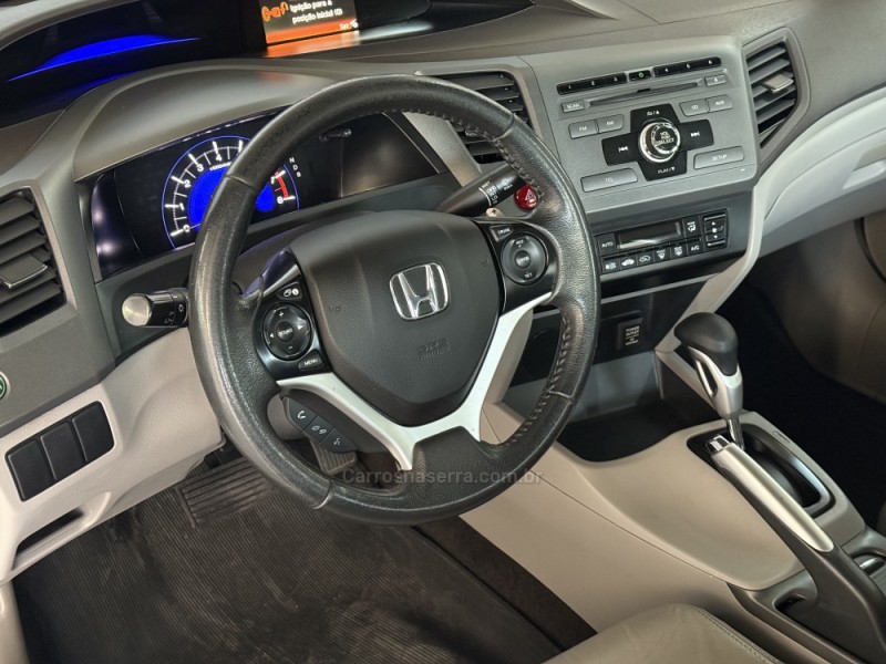 CIVIC 2.0 LXR 16V FLEX 4P AUTOMÁTICO - 2014 - GARIBALDI