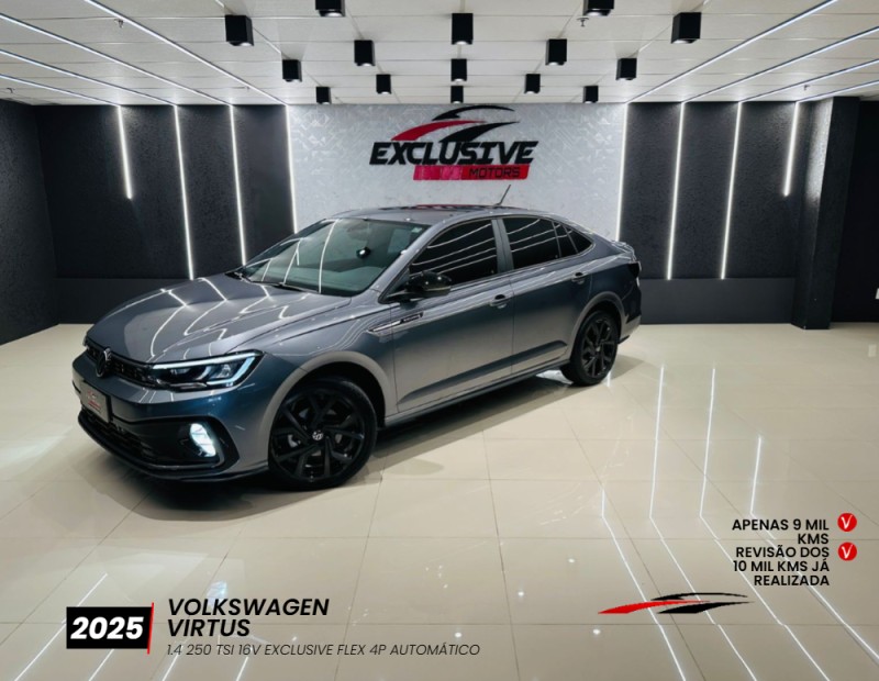virtus 1.4 250 tsi 16v exclusive flex 4p automatico 2025 caxias do sul