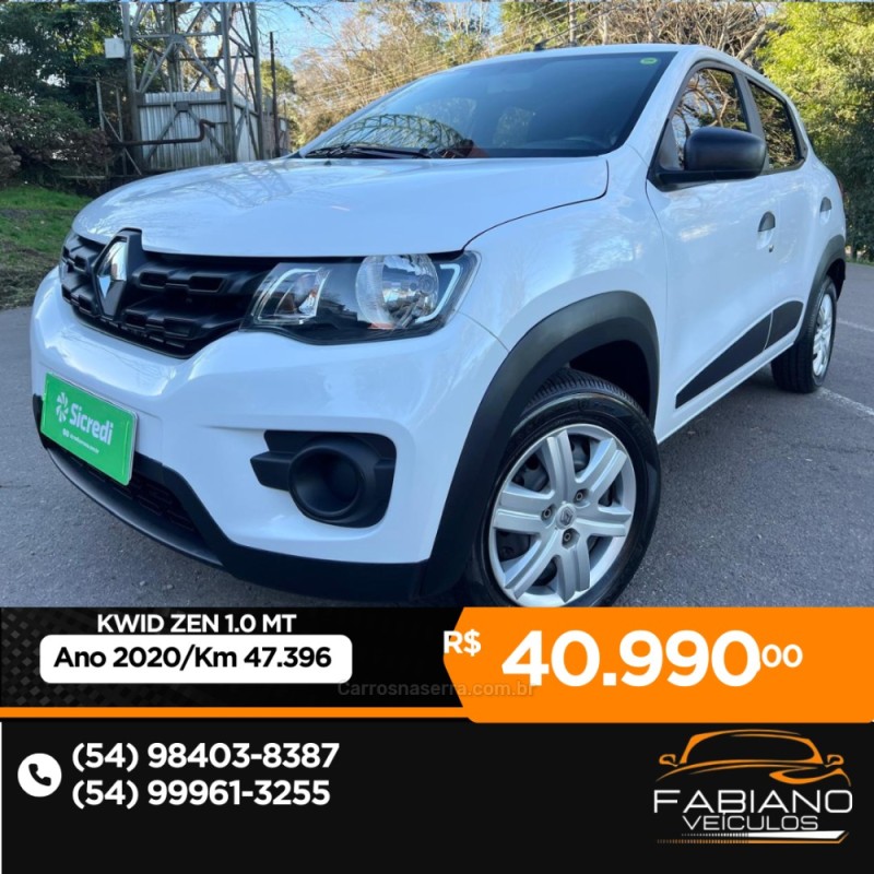 kwid 1.0 12v sce flex zen manual 2020 bento goncalves