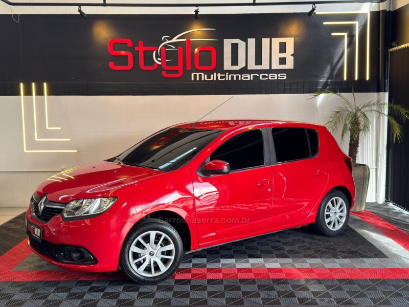 SANDERO 1.0 EXPRESSION 16V FLEX 4P MANUAL - 2016 - ESTâNCIA VELHA