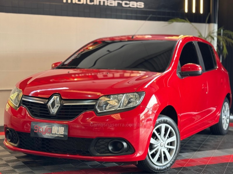 SANDERO 1.0 EXPRESSION 16V FLEX 4P MANUAL - 2016 - ESTâNCIA VELHA