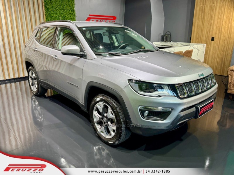COMPASS 2.0 16V DIESEL LONGITUDE 4X4 AUTOMÁTICO - 2019 - NOVA PRATA