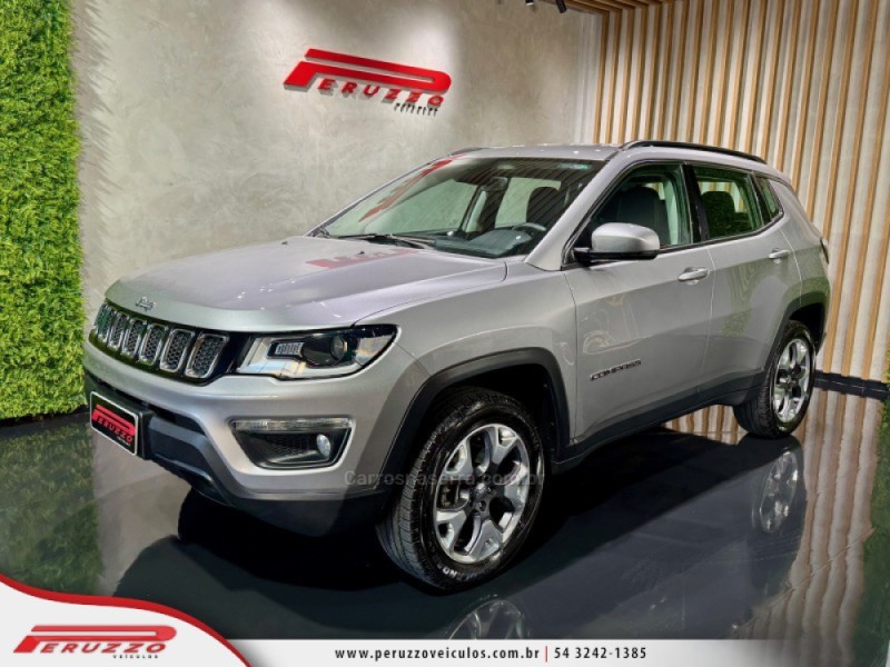 compass 2.0 16v diesel longitude 4x4 automatico 2019 nova prata