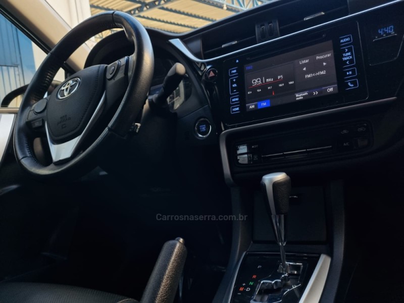 COROLLA 2.0 XRS 16V FLEX 4P AUTOMÁTICO - 2018 - VACARIA