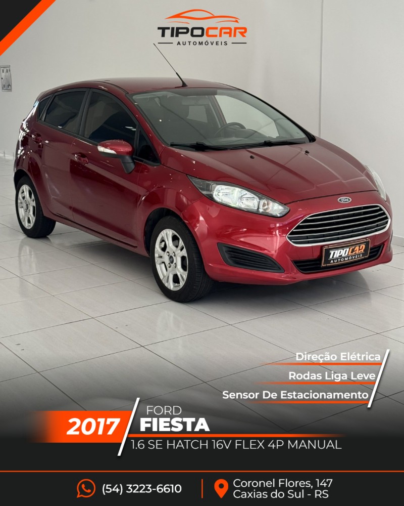 fiesta 1.6 se hatch 16v flex 4p manual 2017 caxias do sul
