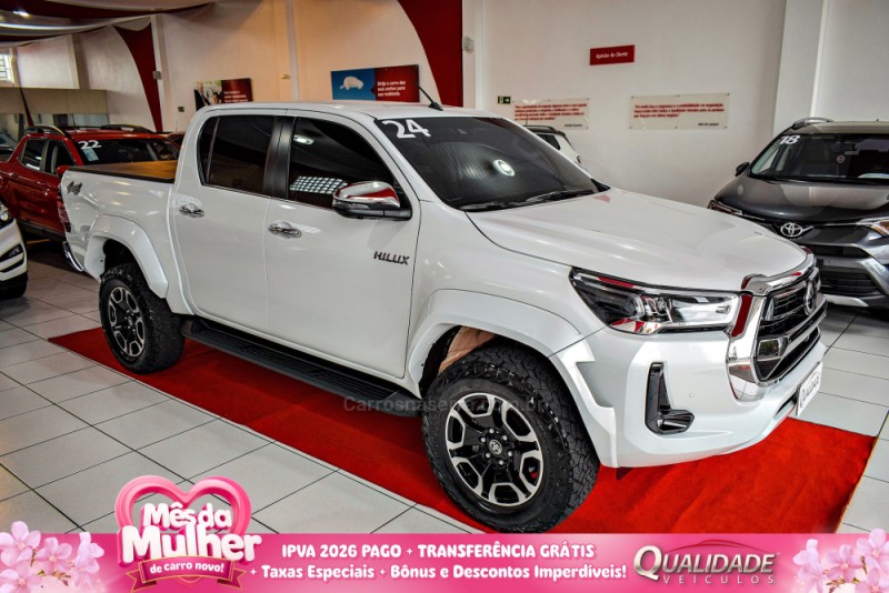 hilux 2.8 srx plus 4x4 cd turbo diesel 4p automatico 2024 santa cruz do sul