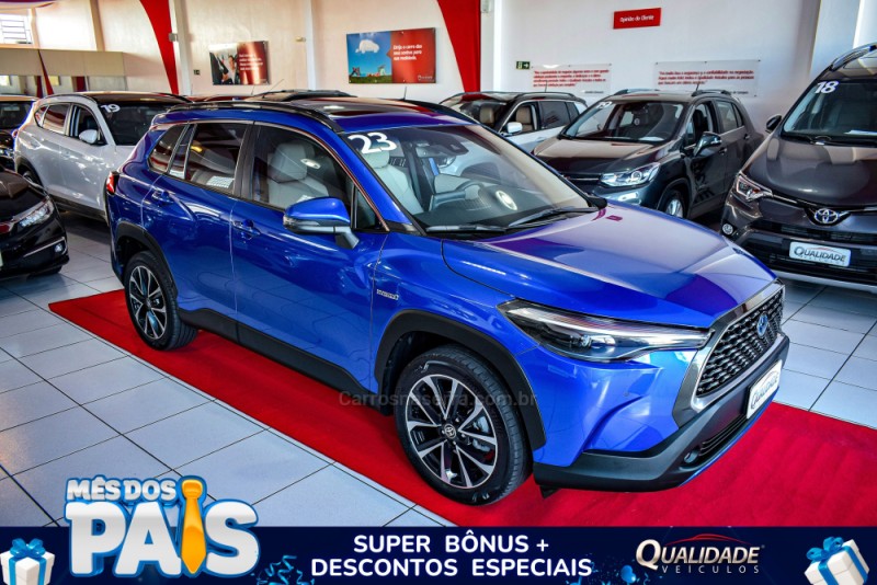 corolla 1.8 cross xrx 16v hibrido 4p automatico 2023 santa cruz do sul