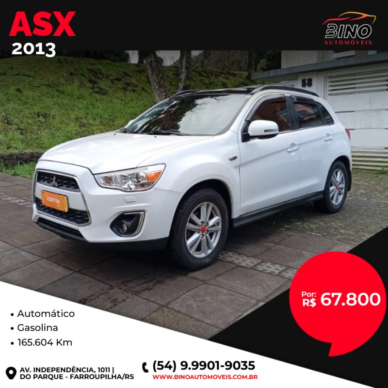 ASX 2.0 4WD 16V GASOLINA 4P AUTOMÁTICO