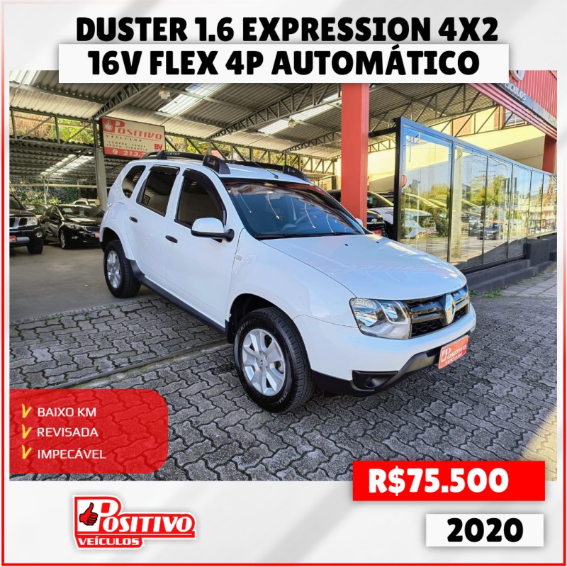 duster 1.6 expression 4x2 16v flex 4p automatico 2020 caxias do sul