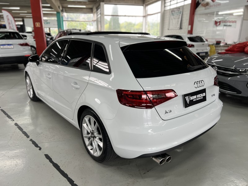 A3 1.8 TFSI SPORTBACK 16V GASOLINA 4P AUTOMÁTICO - 2014 - CAXIAS DO SUL