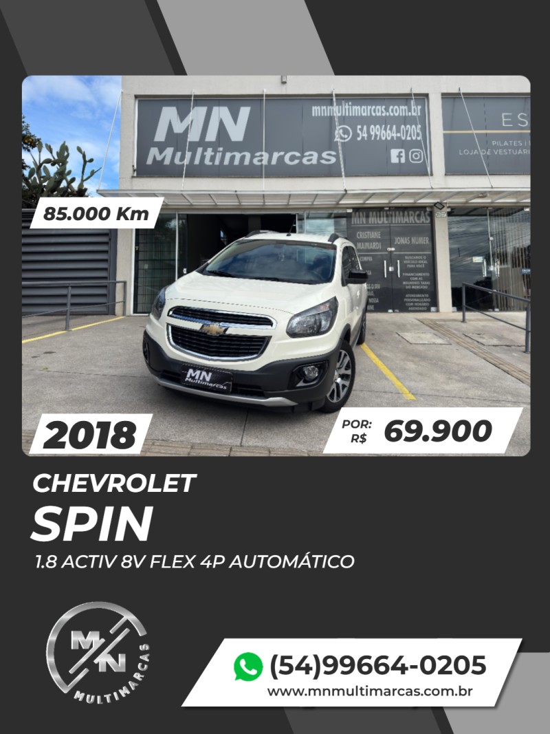 SPIN 1.8 ACTIV 8V FLEX 4P AUTOMÁTICO