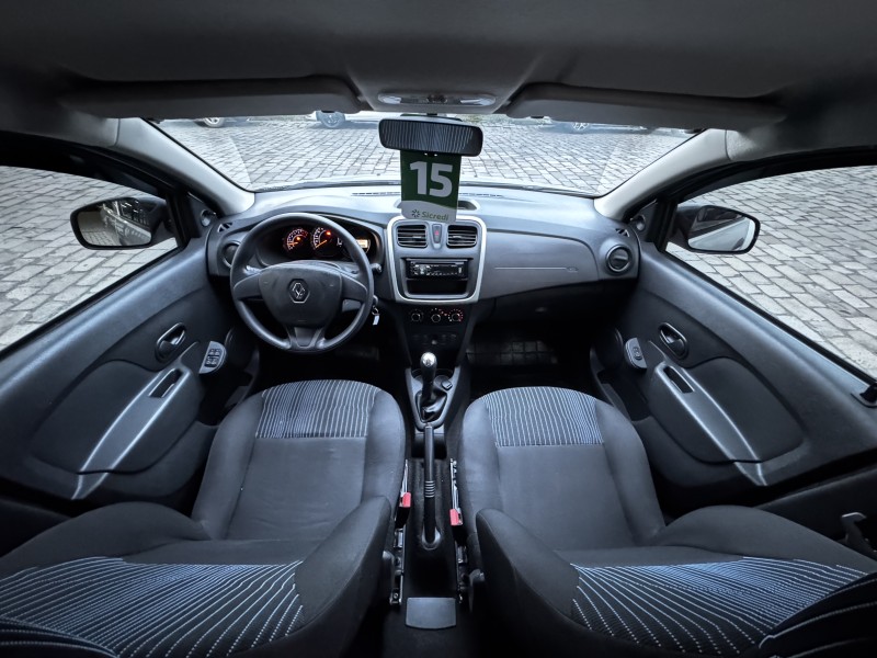SANDERO 1.0 AUTHENTIQUE 16V FLEX 4P MANUAL - 2015 - CAXIAS DO SUL