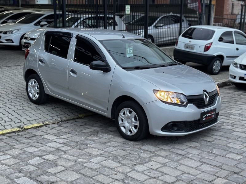 SANDERO 1.0 AUTHENTIQUE 16V FLEX 4P MANUAL - 2015 - CAXIAS DO SUL