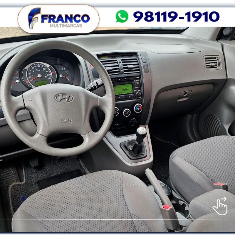 TUCSON 2.0 MPFI GL 16V 142CV 2WD GASOLINA 4P MANUAL - 2011 - VACARIA