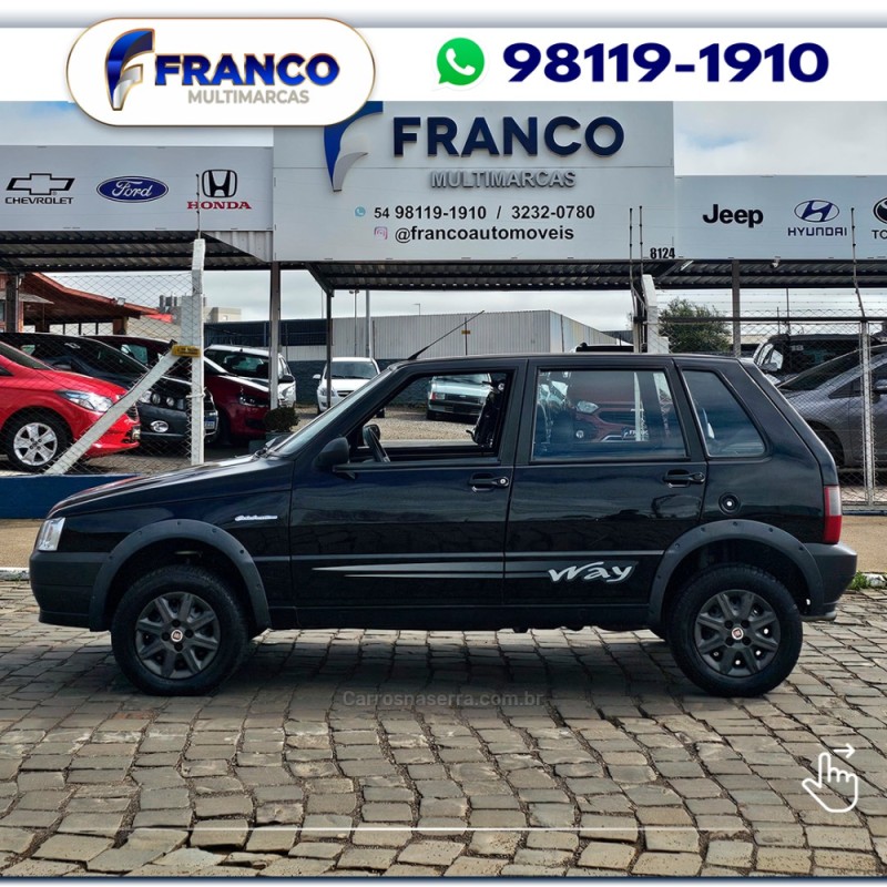UNO 1.0 MPI MILLE WAY ECONOMY 8V FLEX 4P MANUAL - 2010 - VACARIA