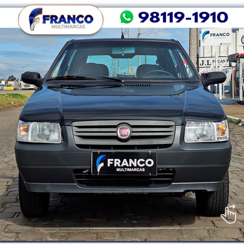 UNO 1.0 MPI MILLE WAY ECONOMY 8V FLEX 4P MANUAL - 2010 - VACARIA