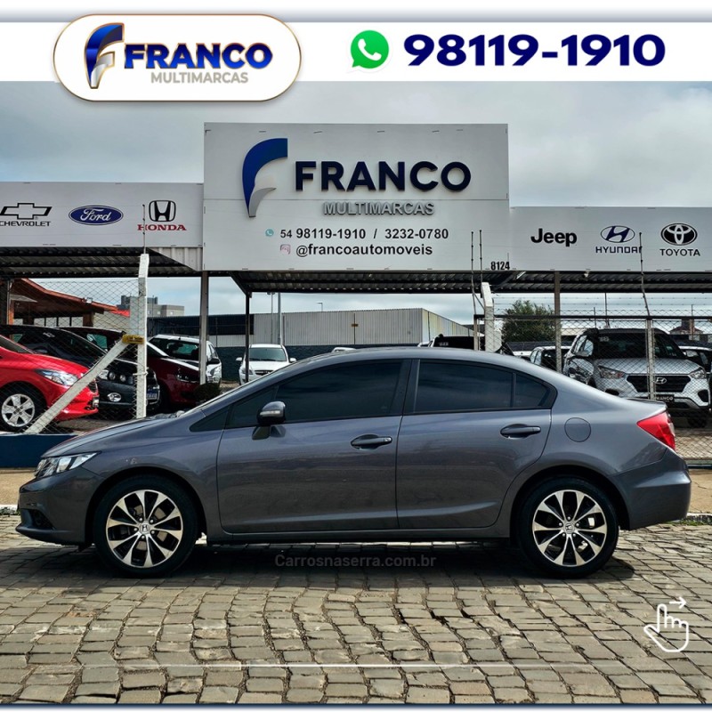 CIVIC 2.0 LXR 16V FLEX 4P AUTOMÁTICO - 2016 - VACARIA