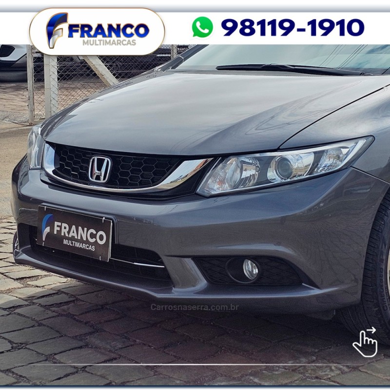 CIVIC 2.0 LXR 16V FLEX 4P AUTOMÁTICO - 2016 - VACARIA